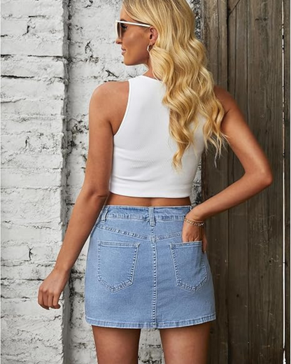 Saias e calças de cintura alta para mulher