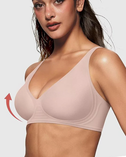 Soutien push-up sem costuras com decote em V profundo (OFERTA 2X1)