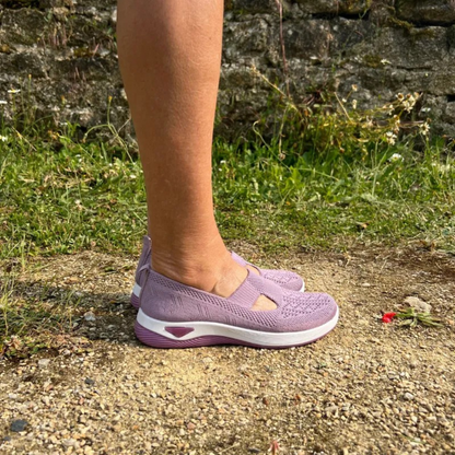 Sapatos ortopédicos confortáveis para mulher