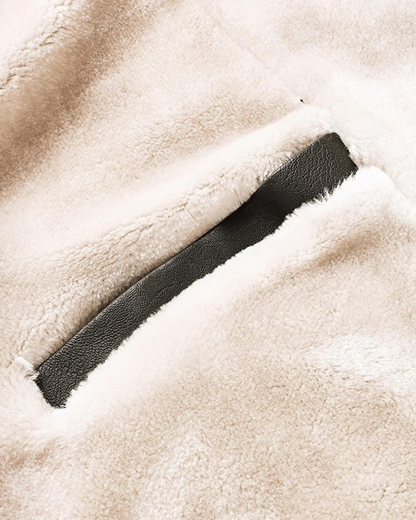 Casaco de pele polar para homem