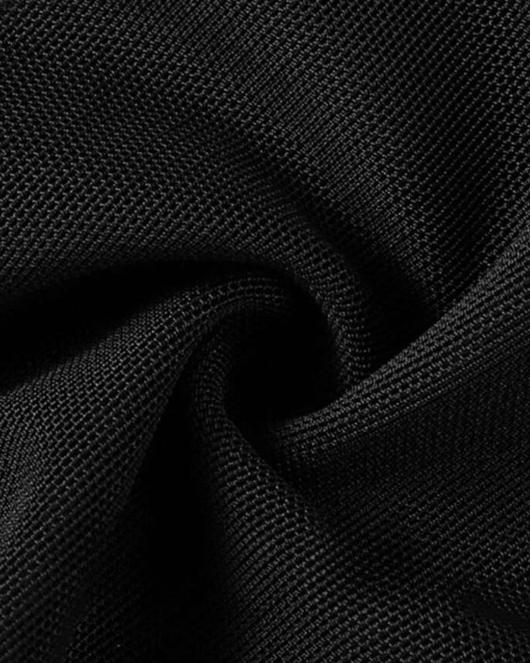 Calções modeladores de cintura alta com malha cruzada até meio da coxa