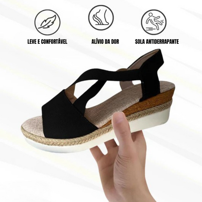 Sandálias ergonómicas com efeito anti-dor para os pés