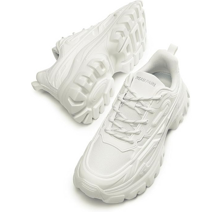 Sapatilhas de Mulher com Atacadores e Plataforma Grossa