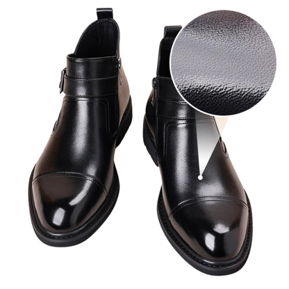 Botas Curtas com Interior Polar e Fecho Duplo para Homens