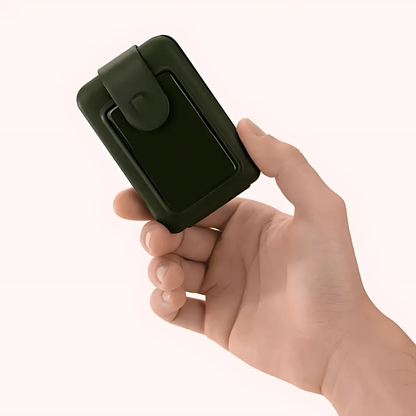 Carteira Minimalista com Proteção RFID e Design Compacto para Cartões