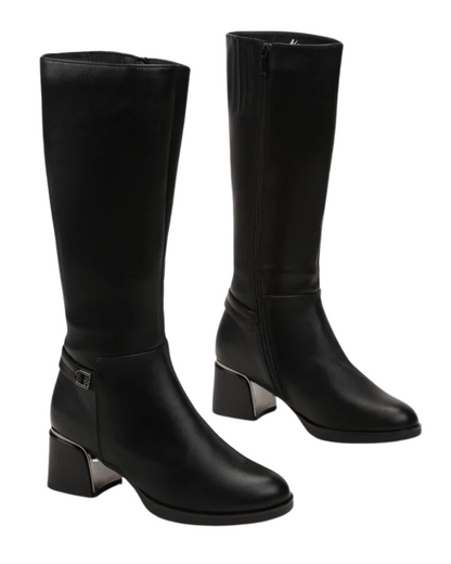 Botas de Cano Alto para Mulher com Forro Interior de Lã