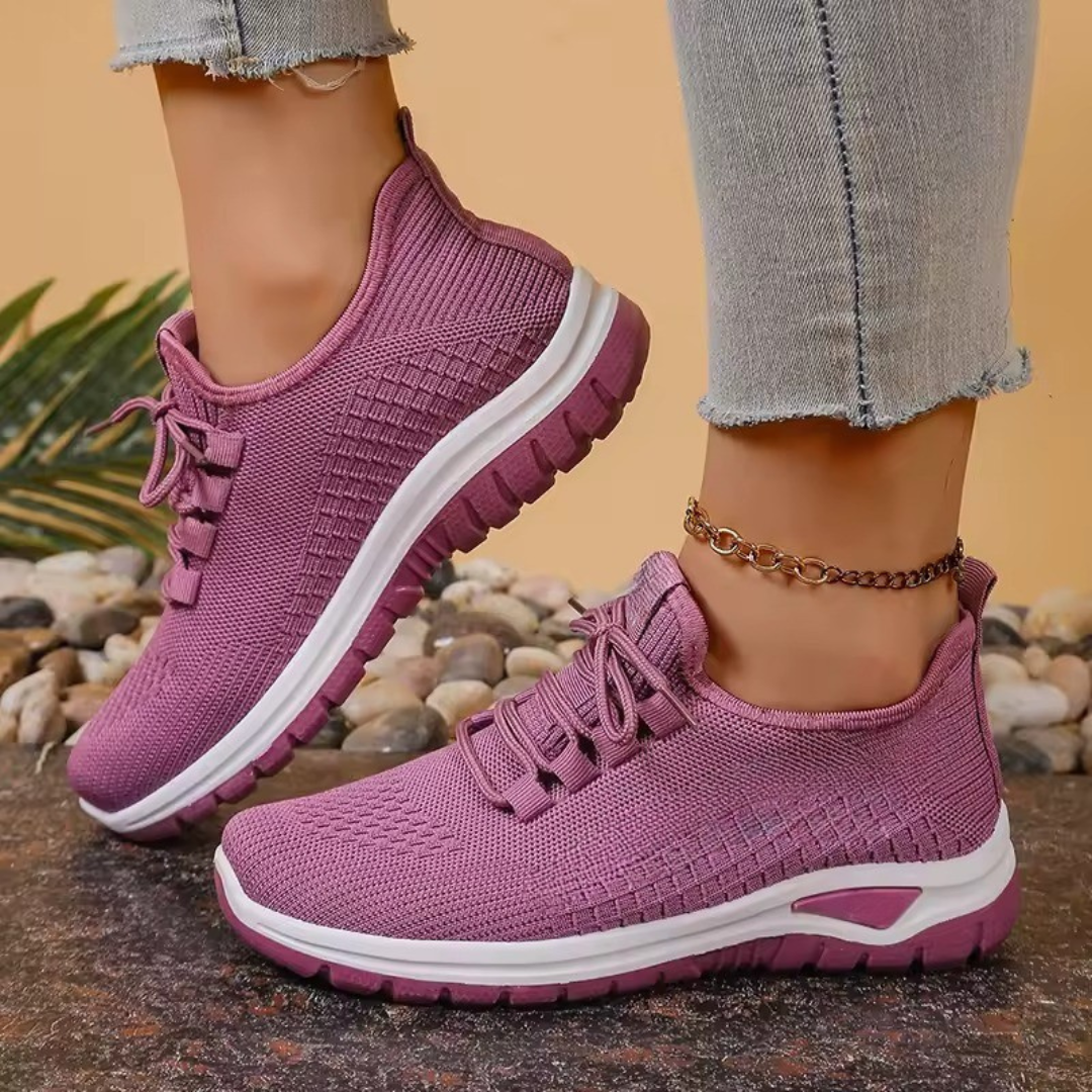 Ténis ergonómicos leves e respiráveis para mulheres