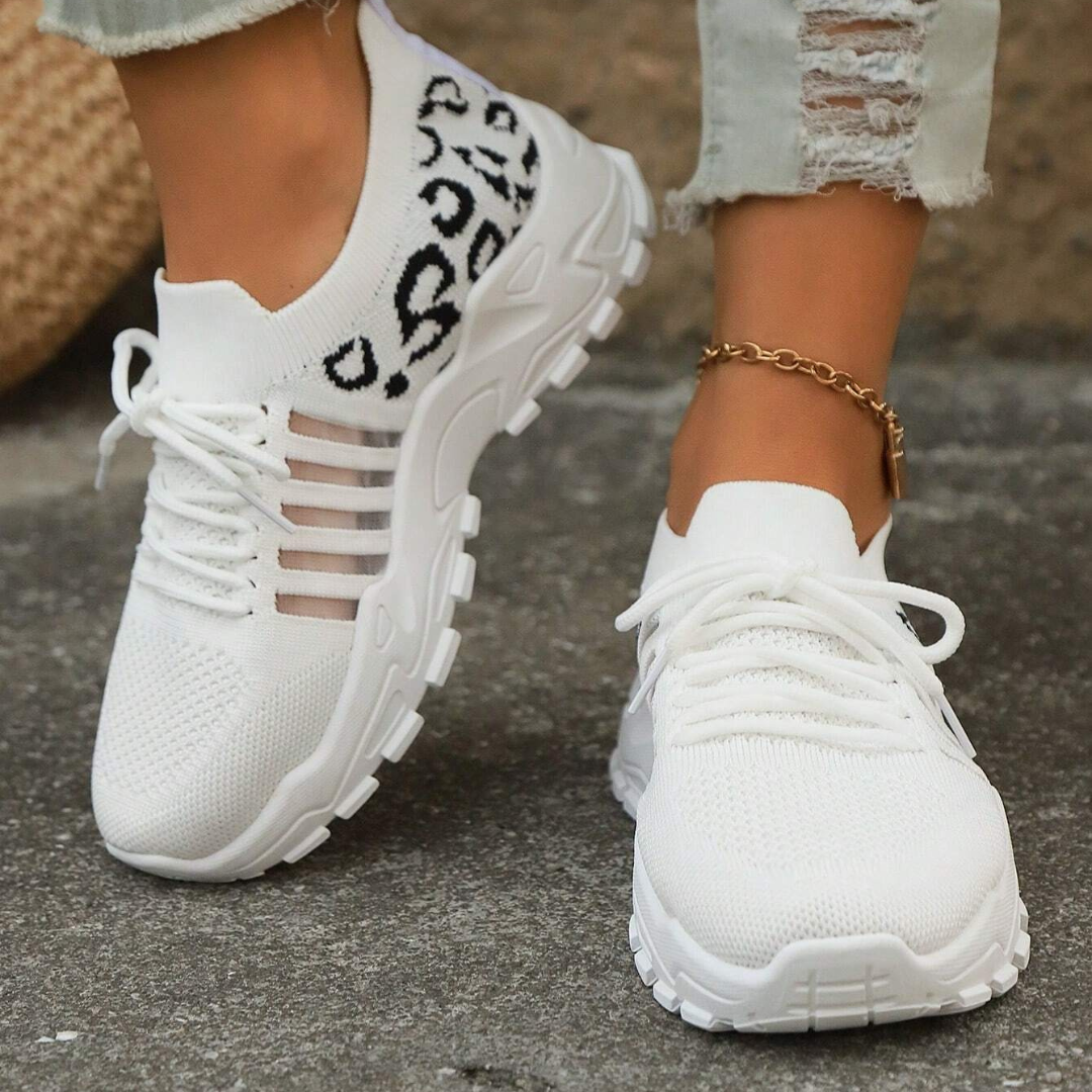 Ténis para Mulher com Detalhes Animal Print