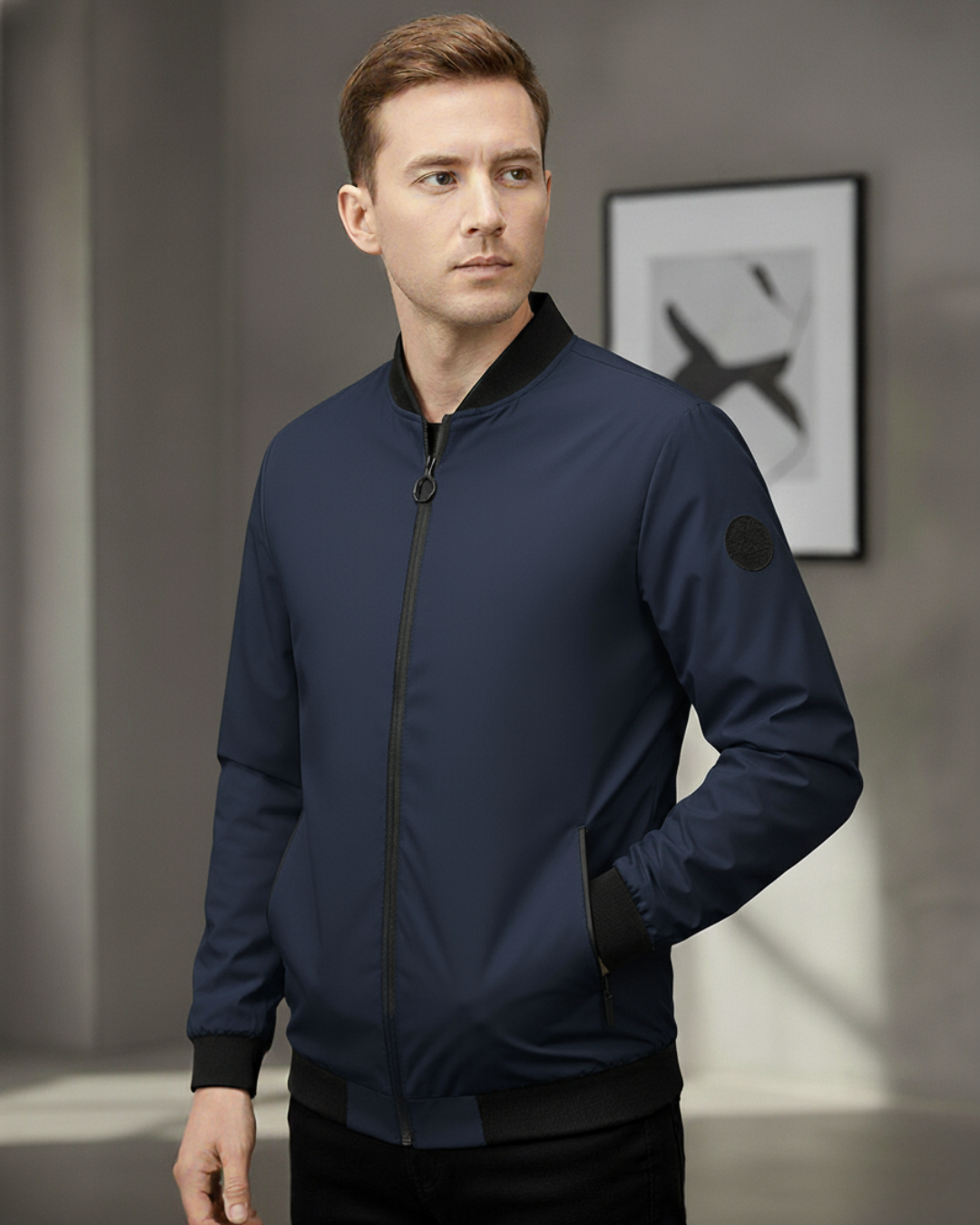 Casaco para Homem Resistente ao Vento para Atividades ao Ar Livre