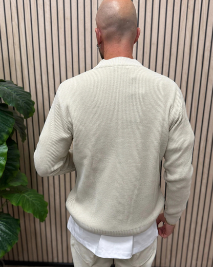 Cardigã de Malha Clássico para Homem
