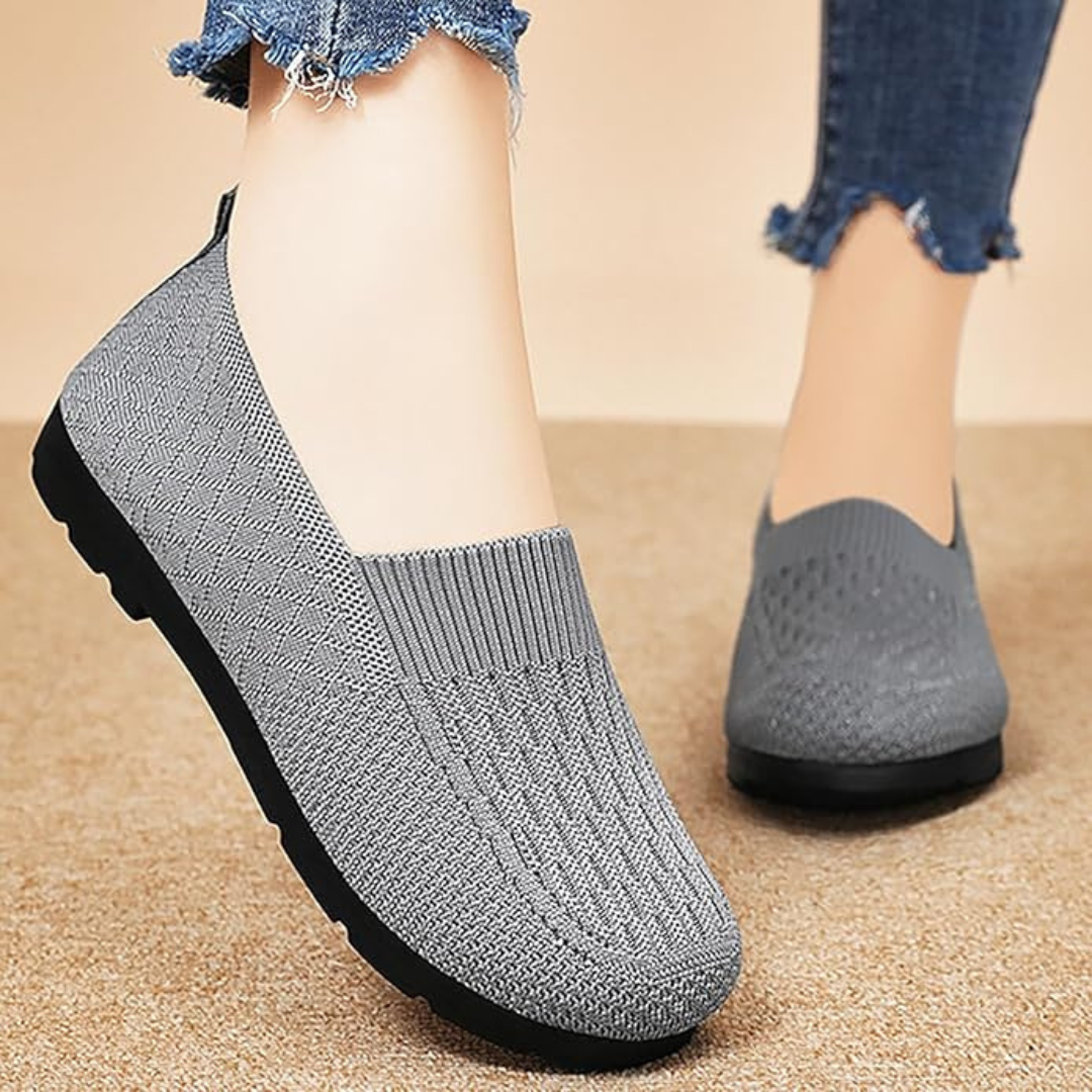 Sapatilhas Slip-On com Sola Antiderrapante para Mulher