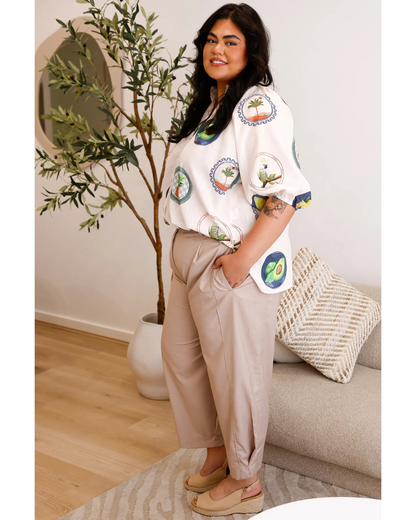 Calças de Verão Justas para Mulher