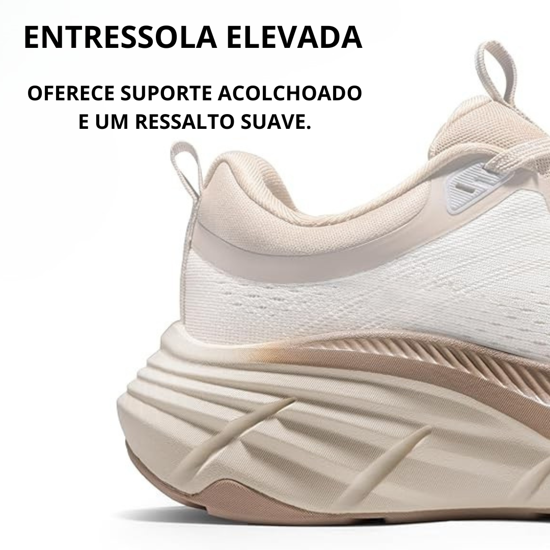 Sapatilhas com Sola Grossa e Design Respirável para Mulher
