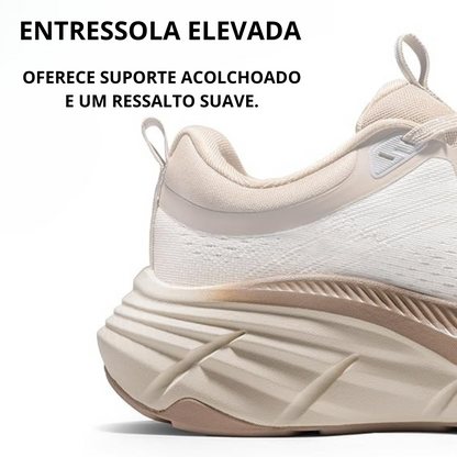 Sapatilhas com Sola Grossa e Design Respirável para Mulher