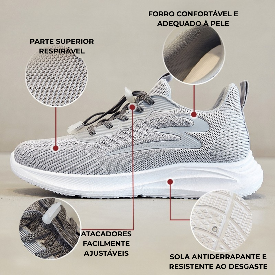 Sapatos Desportivos Ortopédicos para Mulher com Tecido Respirável