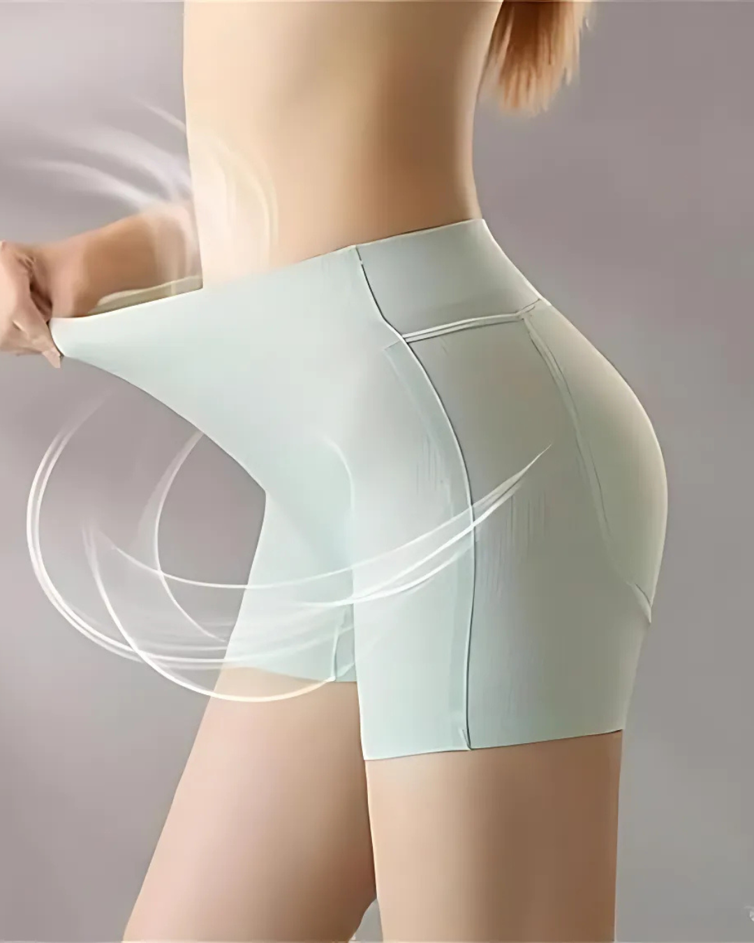 Cinta modeladora com almofadas para os quadris e glúteos