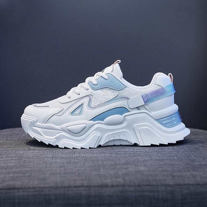 Sapatilhas de Plataforma Casual para Mulher com Sola Grossa