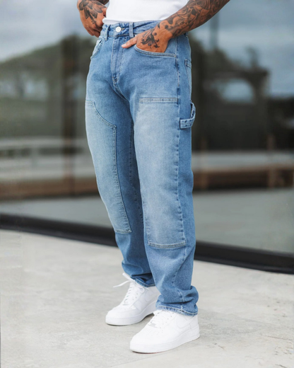 Calças largas para homem