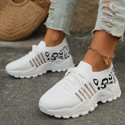 Ténis para Mulher com Detalhes Animal Print