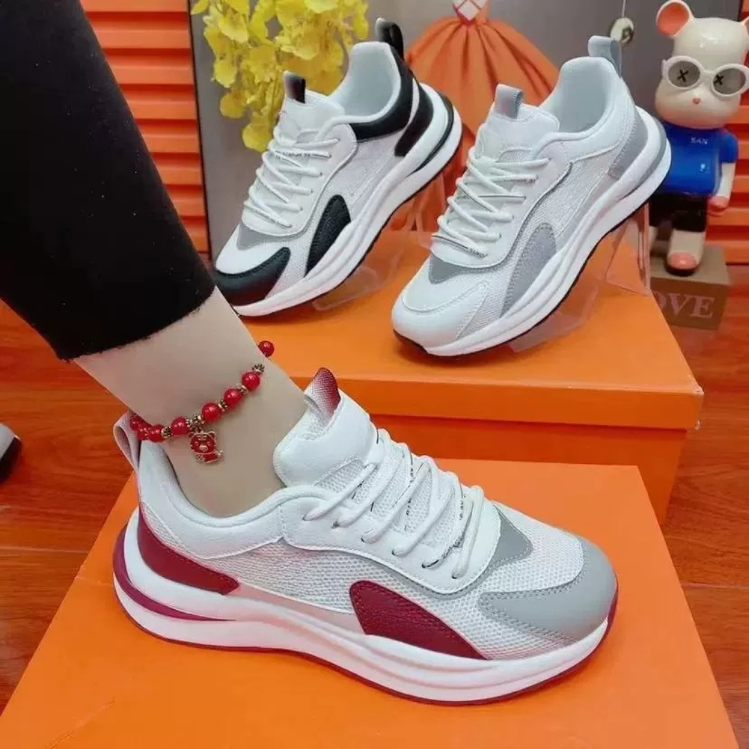 Sapatilhas de sola ortopédica para mulher