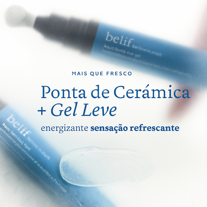 Gel Refrescante para Olhos com Cafeína com efeito Antiolheiras e Hidratação Imediata (PROMOÇÃO 2X1)