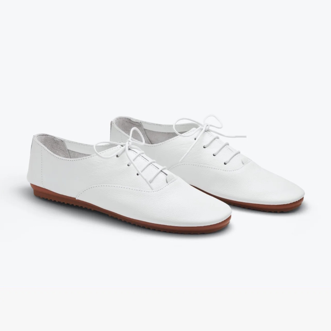 Mocassins de Couro con Sola Baixa para Mulher