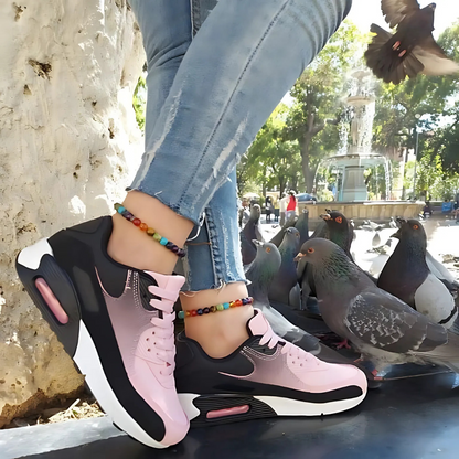 Sapatos de Cano Alto com Câmaras-de-Ar para Mulher