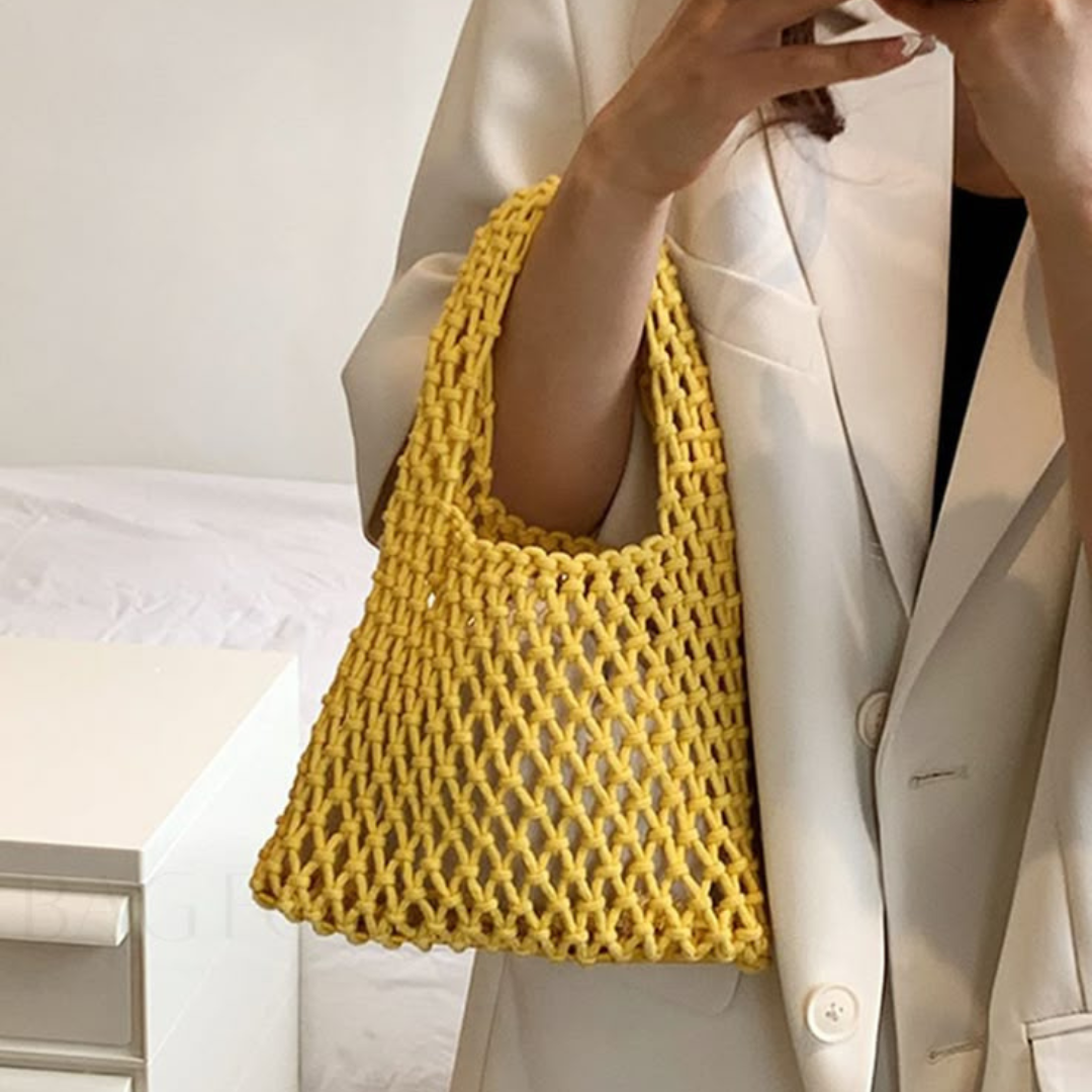 Bolsa boho de crochet