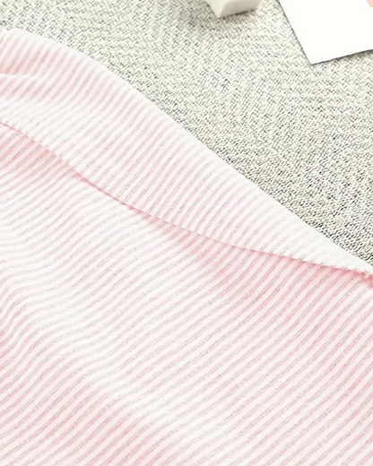 Pijama com camisola e calções com abertura para mulher