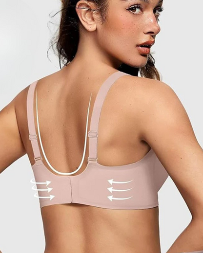 Soutien push-up sem costuras com decote em V profundo (OFERTA 2X1)