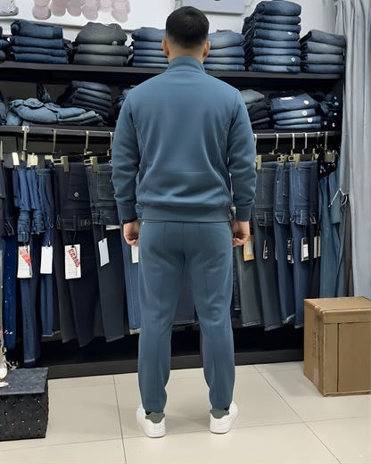 Conjunto Desportivo Bordado de Duas Peças de Alta Versatilidade para Homem