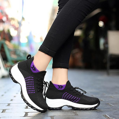 Sapatos de Ténis com Amortecimento de Ar Respirável para Mulher