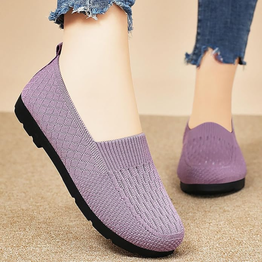 Sapatilhas Slip-On com Sola Antiderrapante para Mulher