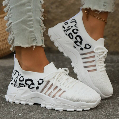 Ténis para Mulher com Detalhes Animal Print