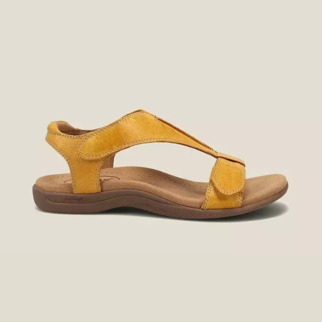 Sandálias Ortopédicas de Cunha com Suporte de Arco para Conforto Diário