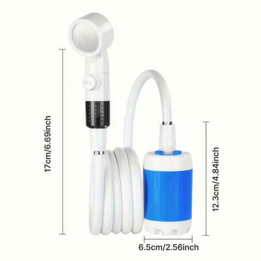 Chuveiro portátil para acampamento