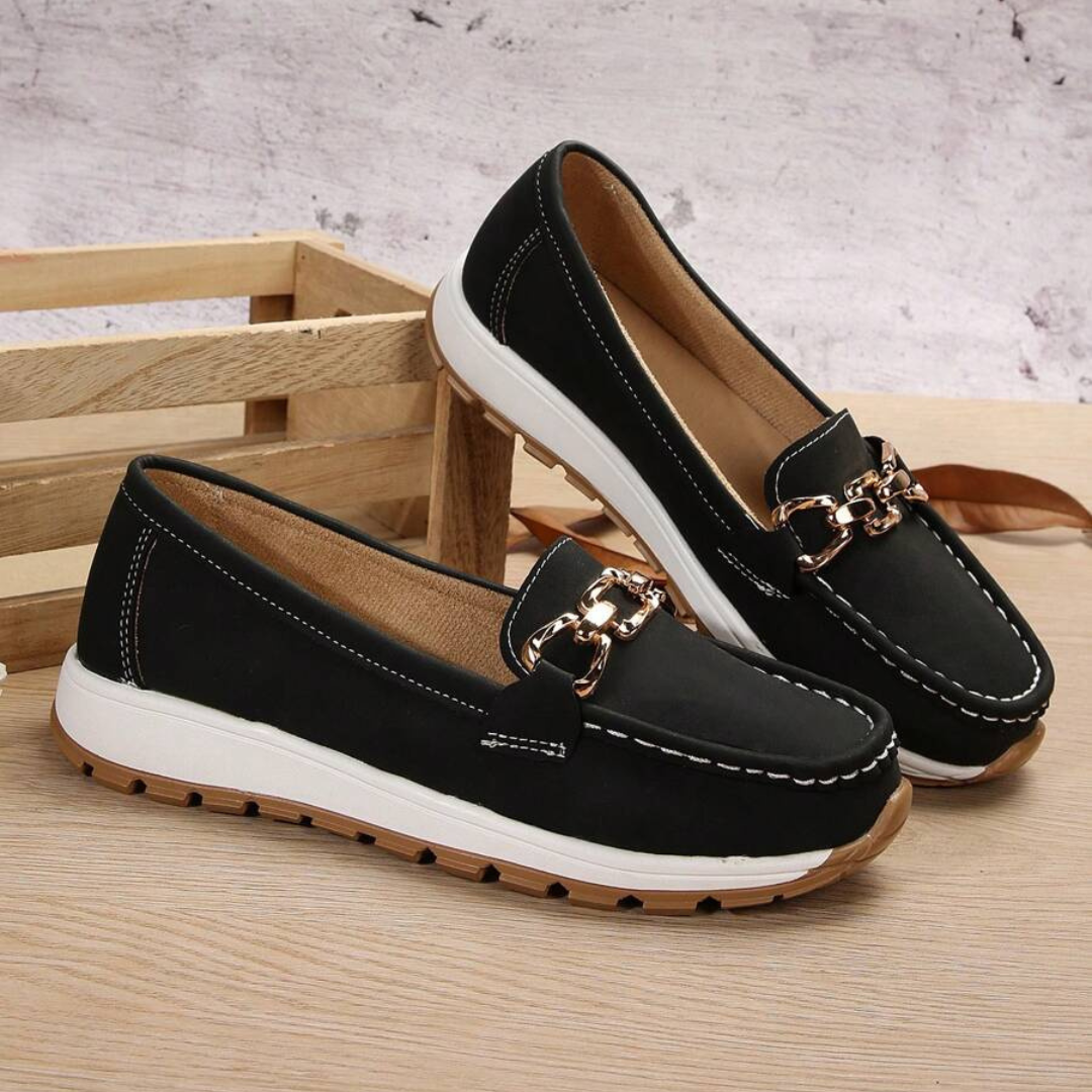 Mocassins de Sola Grossa para Mulher