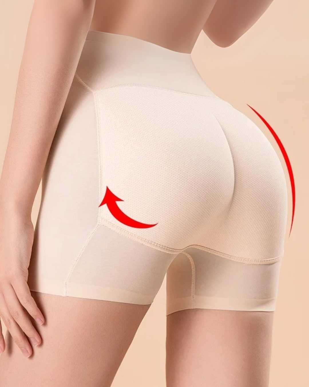 Cinta modeladora com almofadas para os quadris e glúteos