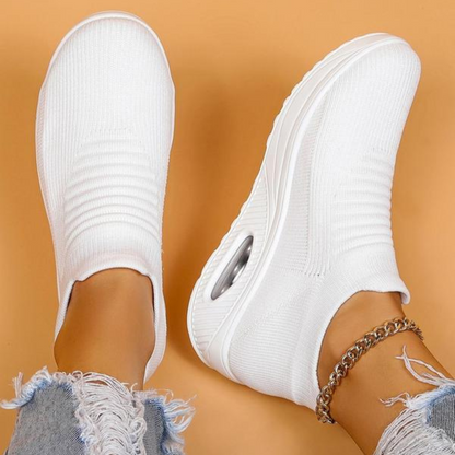 Sapatos com Sola Grossa e Amortecimento de Ar para Mulher