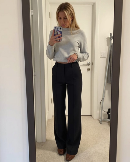 Calças Largas Clássicas