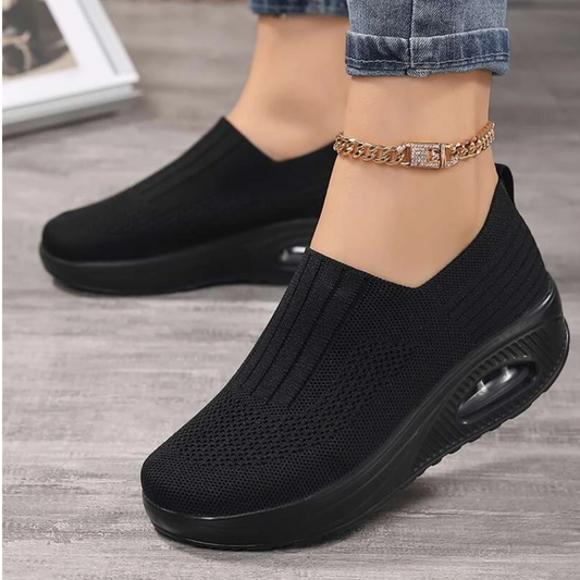 Sapatos de Desporto de Malha Confortáveis sem Atacadores  para Mulher