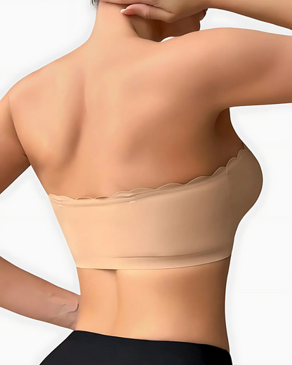 Soutien Confortável e Respirável com Fecho de Ilhós e Pormenor de Folhos (OFERTA 2X1)