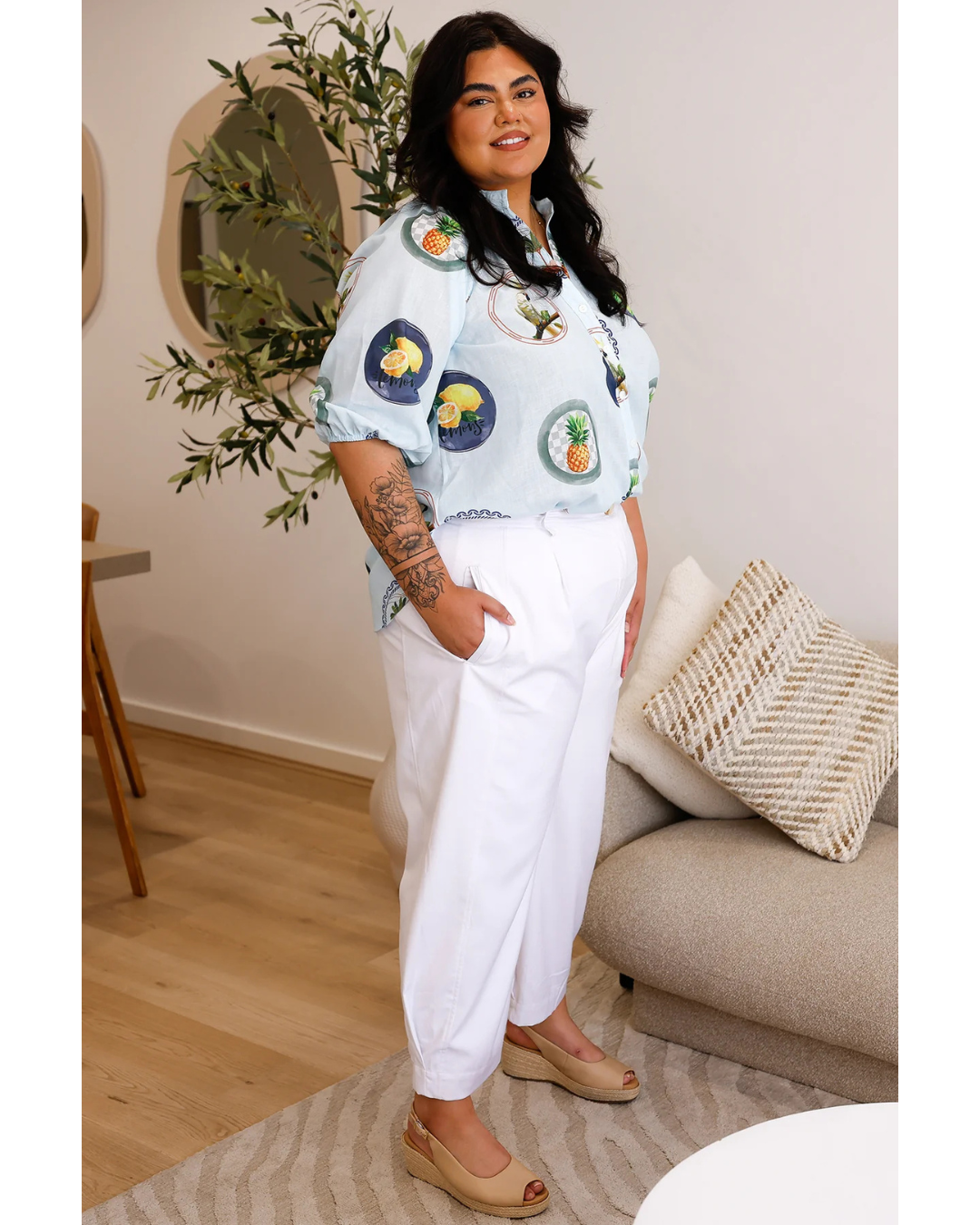 Calças de Verão Justas para Mulher