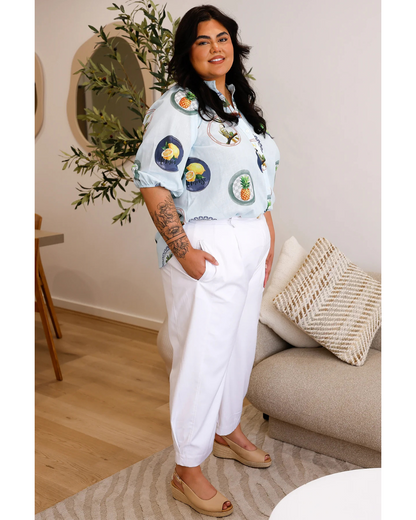 Calças de Verão Justas para Mulher