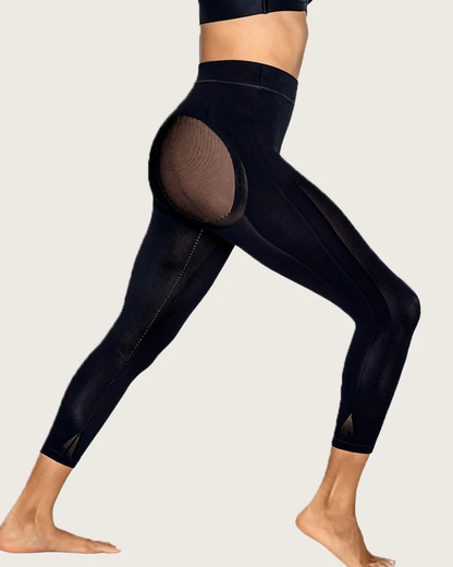 Calça Modeladora com Controlo Invisível e Levantamento de Glúteos