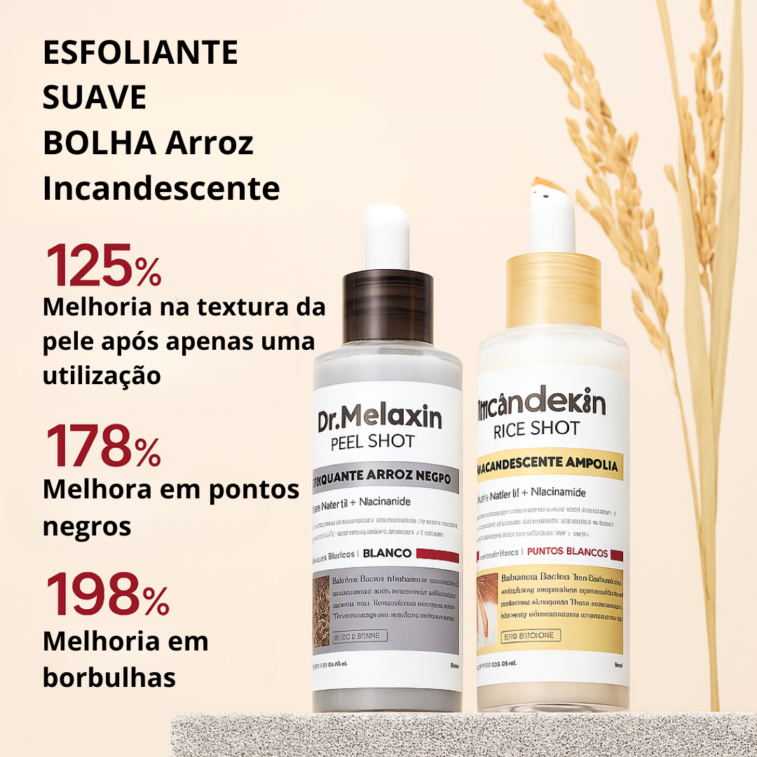 Serum facial de arroz para uma esfoliação suave e uma luminosidade natural (2X1 OFERTA)