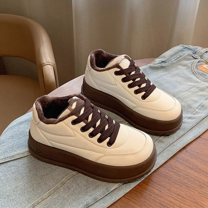 Sapatos Casuais Quentes para Mulher com Plataforma