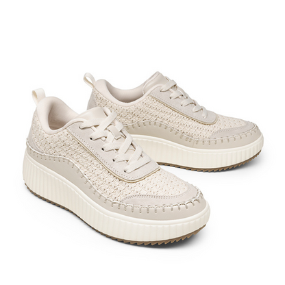 Ténis de Plataforma Estilo Tecido Clássico para Mulher