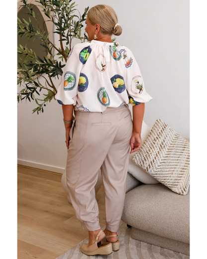 Calças de Verão Justas para Mulher