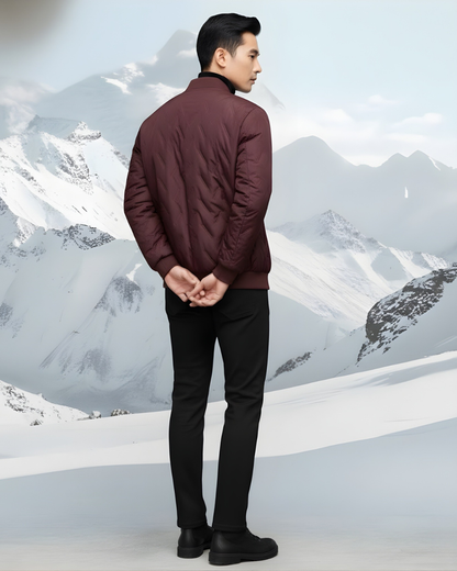 Casaco bomber acolchoado para homem